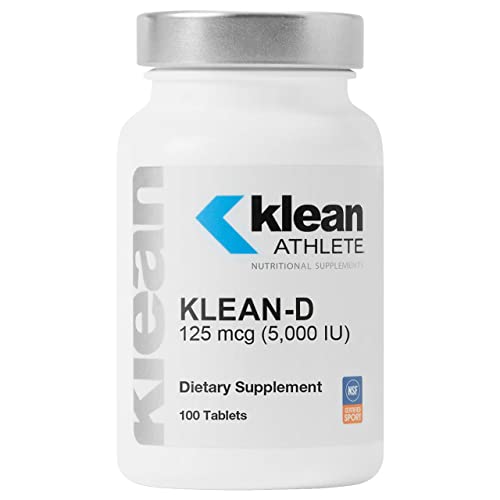 Klean ATHLETE Vitamin D3 - Supports Immune Health, Muscle Recovery, Bone Strength - 100 Tablets