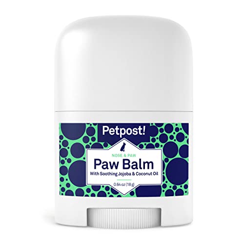 Petpost Paw Balm for Dogs - Soothes Dry, Itchy Paws with Organic Oils - 0.64 oz