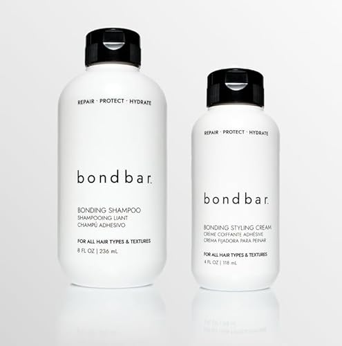 Bondbar Hair Care Set - Repairs & Strengthens All Hair Types, Vegan & Cruelty-Free - 2pcs