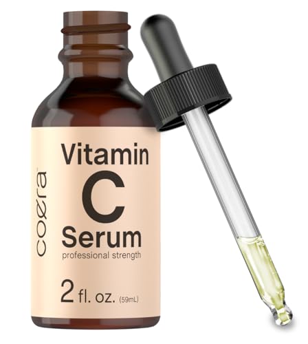 Coera Vitamin C Face Serum - Hydrating Dark Spot Reducer, Lab Tested, Paraben & SLS Free - 2oz