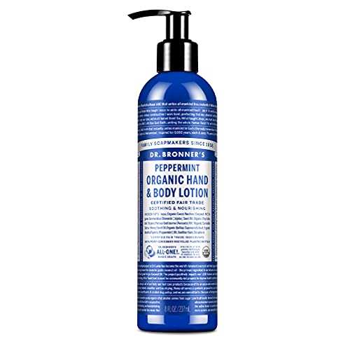 Dr. Bronner's Body Lotion - Nourishing Moisturizer with Organic Oils, Vegan & Non-GMO - 8oz