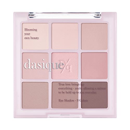 Dasique Eyeshadow Palette - 9 Blendable Matte Shades, Vegan & Cruelty-Free - Lavender Inspired