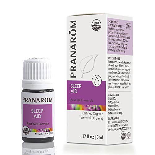 Pranarom Sleep Aid Essential Oil - Promotes Relaxation, Calms Mind & Supports Sleep - 5mL