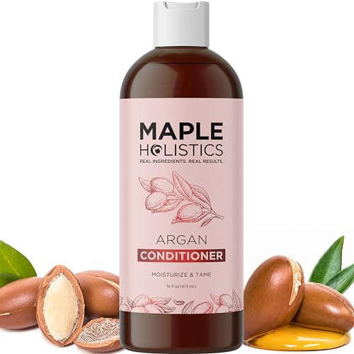 Maple Holistics Nourishing Argan Oil Conditioner - Hydrates, Adds Shine & Volume - 8oz