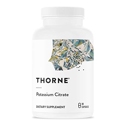 Thorne Potassium Citrate - Supports Heart, Muscle & Urinary Health, Non-Allergenic - 90 Capsules