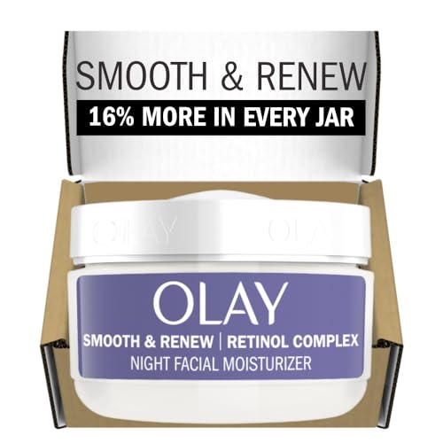 Olay Night Cream - Reduces Fine Lines, Fragrance-Free, Retinoid Complex - 2oz Recyclable Jar