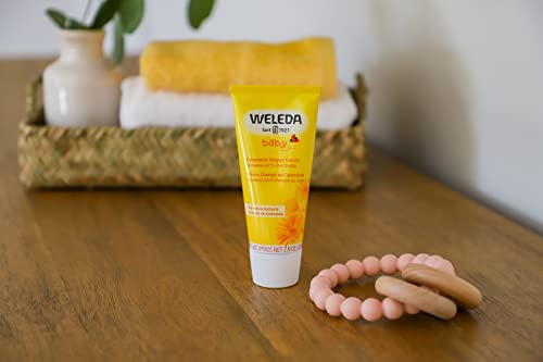 Weleda Baby Calendula Diaper Cream - Soothes Redness, Plant-Based Ingredients - 2.8oz