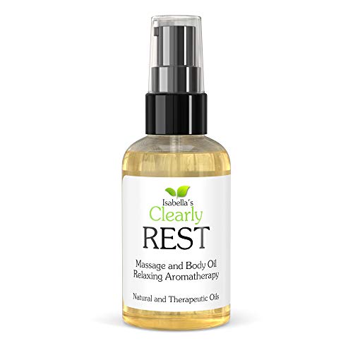 Clearly Rest Aromatherapy Massage Oil - Moisturizing, Calming, Vegan - Avocado, Jojoba, Chamomile