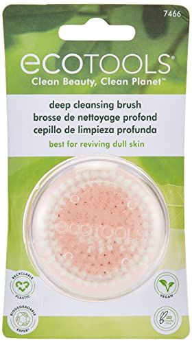 ECOTOOLS Facial Cleansing Brush - Vegan, Cruelty-Free, Biodegradable - 1 Brush