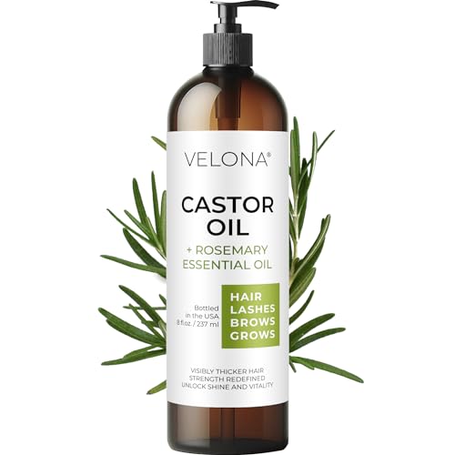 Velona Hair Growth Oil - Strengthens Hair & Nourishes Scalp, 100% Natural - 8 oz