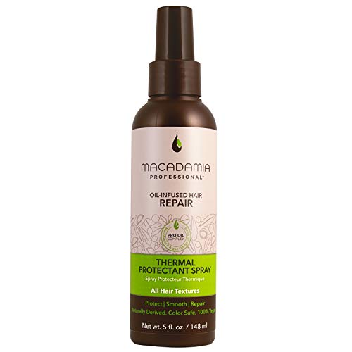 Macadamia Professional Thermal Protectant Hair Spray - Restores Shine & Softness - 5 Fl oz