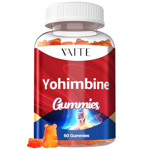 Yohimbine HCl Gummies - Boost Energy & Performance, Antioxidants, Gluten-Free - 15mg