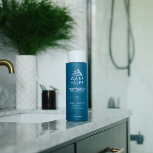 Oars + Alps 3-in-1 Shampoo, Conditioner & Body Wash - Hydrates with Kelp & Algae Extracts - 12oz