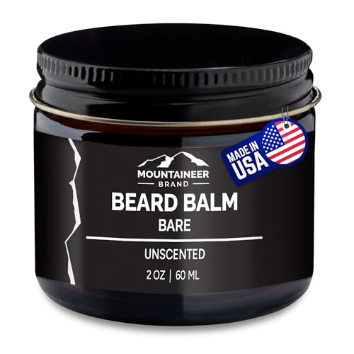 Mountaineer Brand Beard Balm - Moisturizes Dry Skin, Softens Beard, Unscented - 2oz