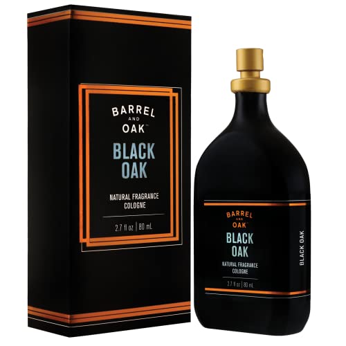 Barrel and Oak Natural Cologne - Warm Oak & Spicy Bergamot, Paraben & SLS Free - 2.7oz