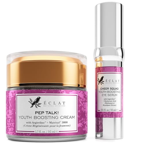 Eclat Anti-Aging Skin Care Kit - Collagen Boost, Moisturizing Serum, 17fl oz & 0.5fl oz