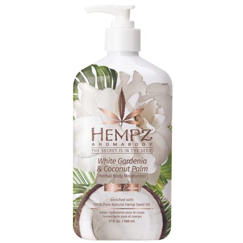 Hempz Body Lotion - Hydrating Daily Moisturizer with Shea Butter & Coconut Oil - 17 Fl Oz