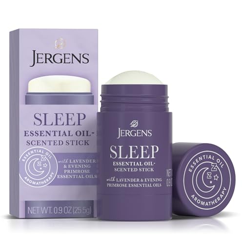 Jergens Sleep Stick - Restful Lavender & Evening Primrose Aromatherapy Balm - 0.9 Oz