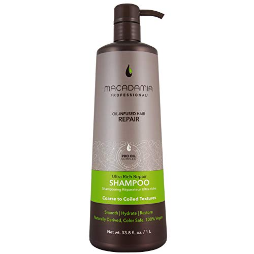 Macadamia Professional Shampoo - Strong, Stylish Hair, Paraben-Free Formula - 33.8 Fl Oz