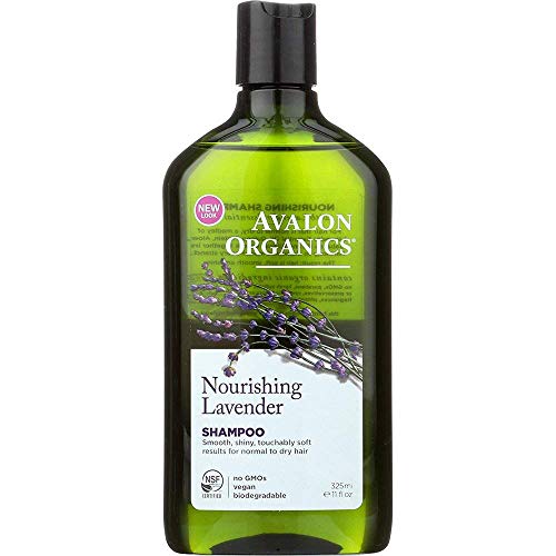 Avalon Organics Lavender Shampoo - Nourishes Hair with Organic Lavender Oil - 11oz, Pack of 3