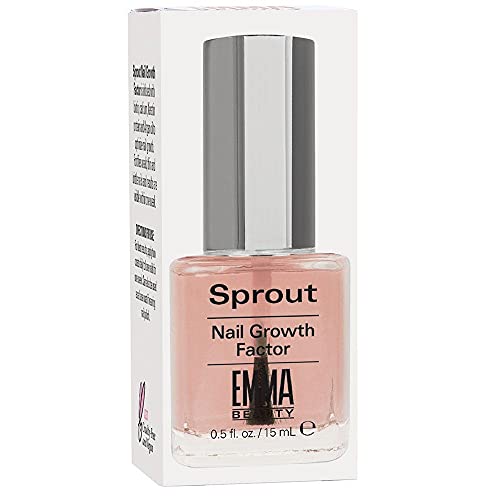 EMMA Beauty Sprout Nail Growth Factor - Strengthens & Fortifies Nails, 100% Vegan - 0.5 fl. oz.