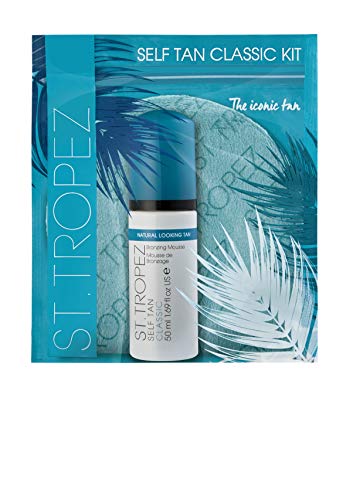 St.Tropez Self Tan Classic Mini Kit - Natural Tan, Vegan, Travel Size - 1.69 Fl Oz