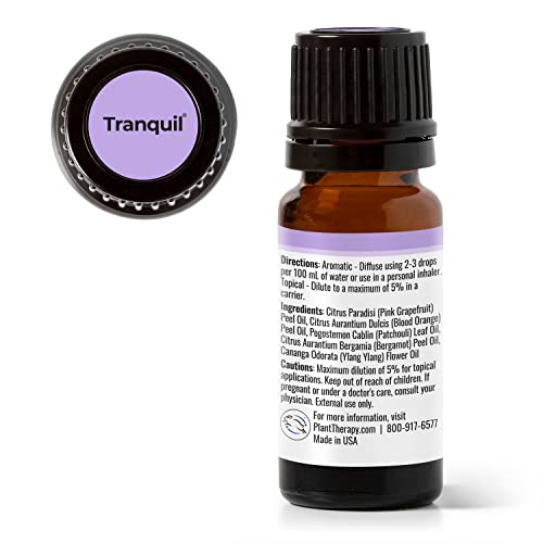 Plant Therapy Tranquil Essential Oil Blend - Calming 100% Pure Natural Oil, 10 mL