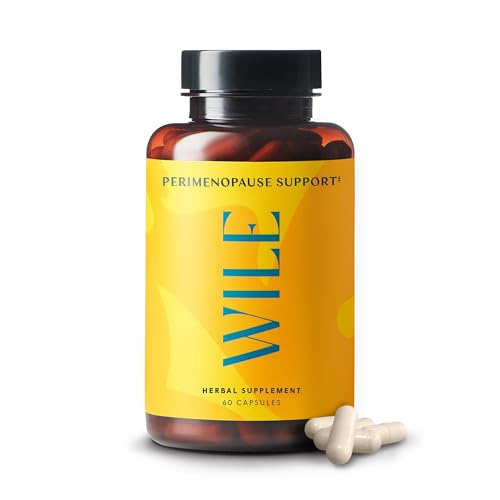 WILE Hormone Balancing Supplement - Menopause Relief, Stress & Mood Support, Vegan - 30 Servings