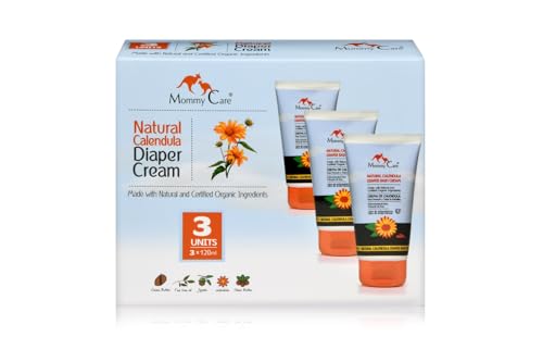 Mommy Care Natural Calendula Diaper Rash Cream - Soothes Skin Irritation, Trusted Brand - 2.7 fl oz