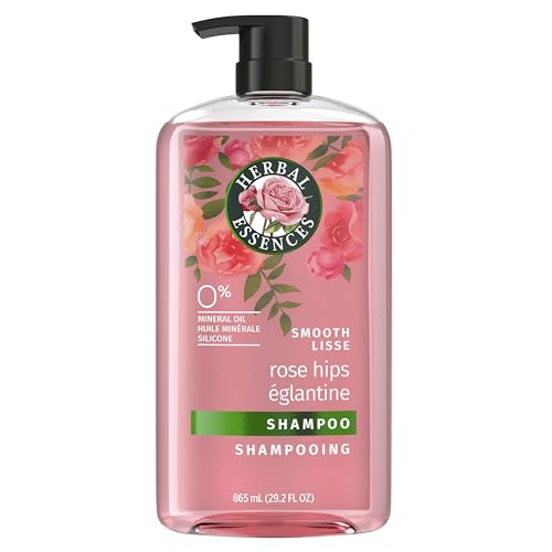 Herbal Essences Rose Hips Shampoo - Smooth, Shiny Hair with Vitamin E & Jojoba - 29.2 Fl Oz