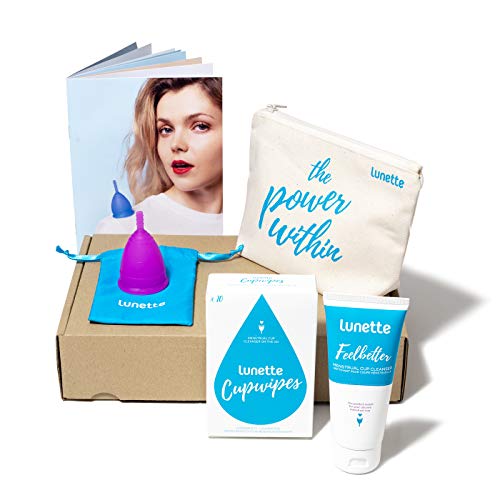 Lunette Menstrual Cup Kit - Comfortable, Odorless Protection, Vegan & Chemical-Free - Model 2