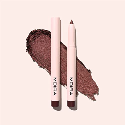 MOIRA BEAUTY Eye Shadow Stick - Satin Plum, Vegan, Cruelty-Free, Paraben-Free - 0.053oz