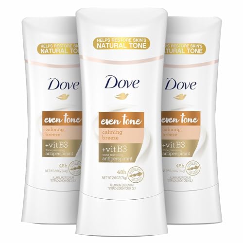 Dove Even Tone Antiperspirant Deodorant - Restores Skin Tone, Niacinamide & Ceramides - 3 Count