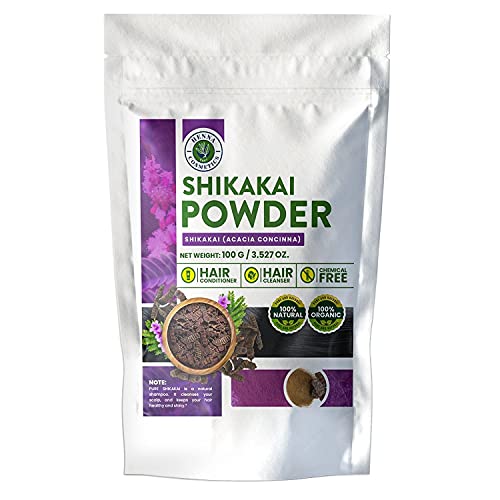 Henna Cosmetics Hair Care Bundle - Organic Shikakai Powder for Natural Hair Growth - 100g