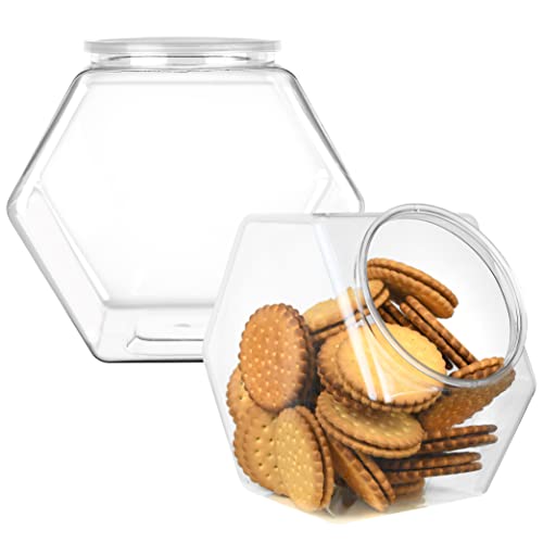 DilaBee Food Storage Container - Durable BPA-Free Plastic for Cookies & Treats - 2-Pack, 1 Gallon