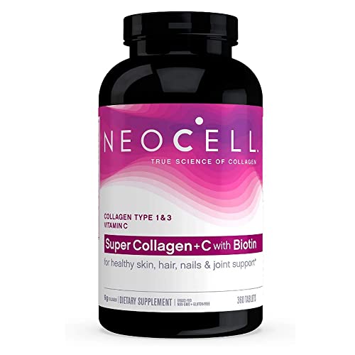 NeoCell Collagen Tablets - Supports Skin & Joint Health, with Vitamin C - 360 Count