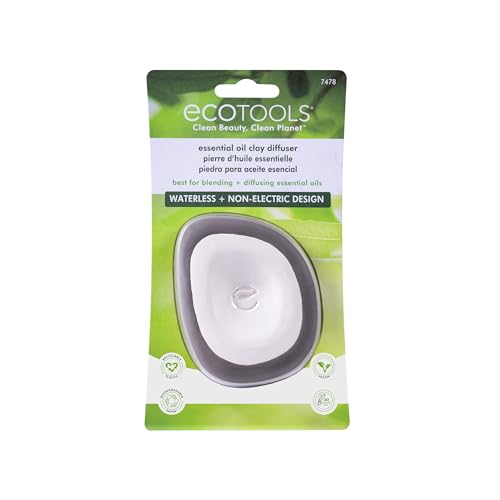 EcoTools Aromatherapy Clay Diffuser - Customizable, Portable, Waterless Design - 1 Count