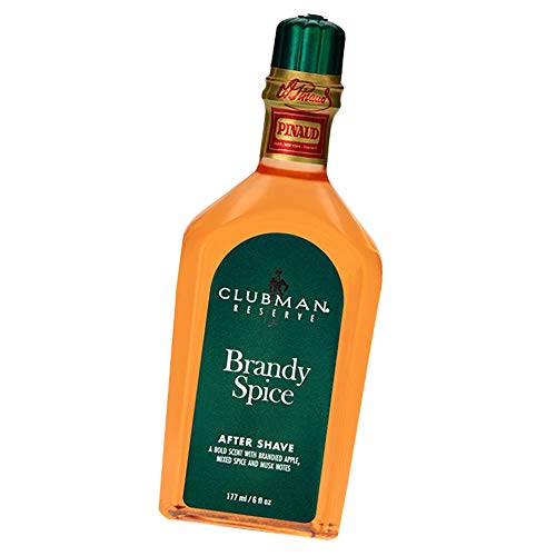 Clubman Reserve Brandy Spice After Shave Lotion - Soothes Irritation, Invigorating Aroma - 6 oz