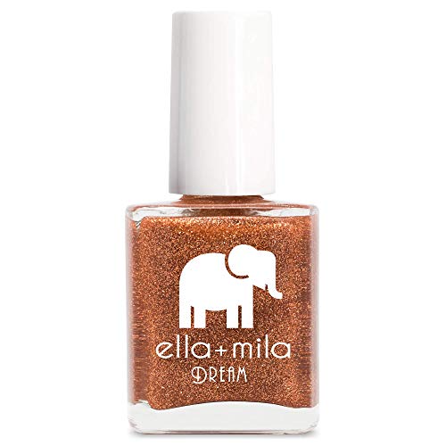 ella+mila Nail Polish - 7-Free Formula, Vegan, PETA Certified, Glow With Me - 15ml