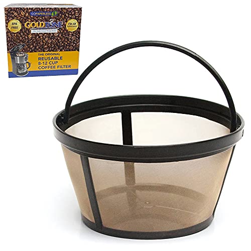 GOLDTONE Reusable Coffee Filter - Full Flavor, BPA-Free, Easy Clean, Fits Proctor Silex - 8-12 Cup