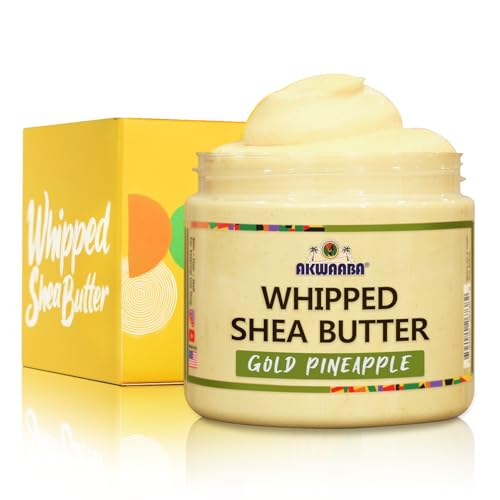 AKWAABA Whipped Shea Butter - Nourishes & Moisturizes, Pure Ingredients - 12 oz / 340 g