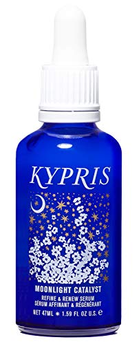 KYPRIS Facial Serum - Gentle Herbal Night Exfoliation, Vegan & Organic Ingredients - 1oz