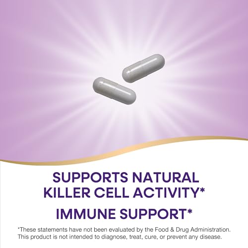 Nature's Way Immune Defense Supplement - Supports Natural Killer Cell Activity, Vegan - 240 Capsules