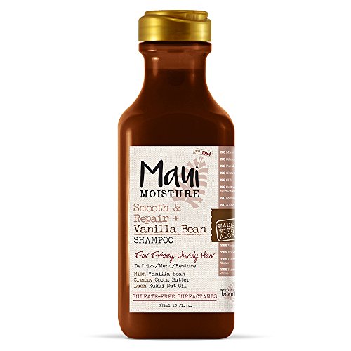 Maui Moisture Curl Shampoo - Hydrating Vanilla Bean, Softens & Smooths Thick Hair - 13oz