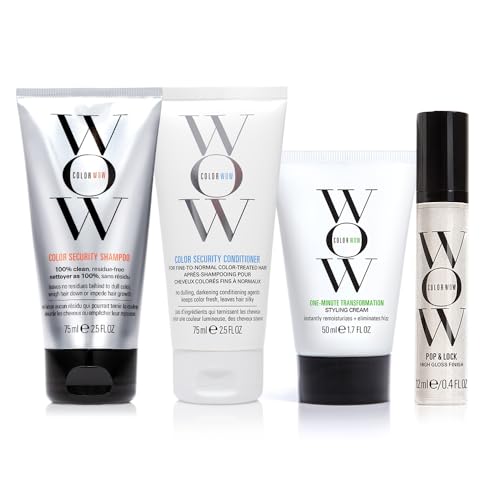COLOR WOW Hair Care Set - Instant Frizz Control, Hydration & Shine - Travel Kit