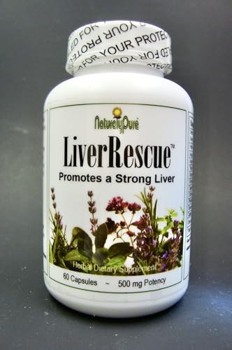 NaturalyPure LiverRescue - Nourishes & Detoxifies Liver, Herbal Formula - 60 VegiCaps