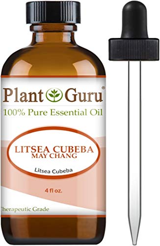 Pure Litsea Cubeba Essential Oil - 100% Natural, Therapeutic Grade - 4oz