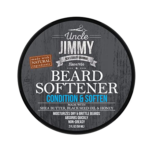 Uncle Jimmy Beard Conditioner - Hydrates & Softens with Shea Butter, Paraben-Free - 2oz