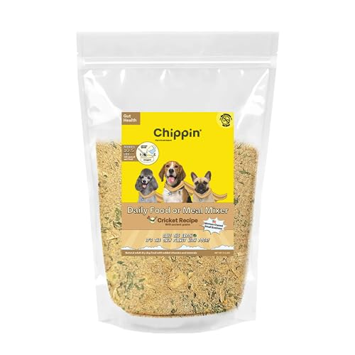 Chippin Dog Food - High Protein, Gut Health Formula, Chicken-Free, Made with Crickets - 10.5 lbs