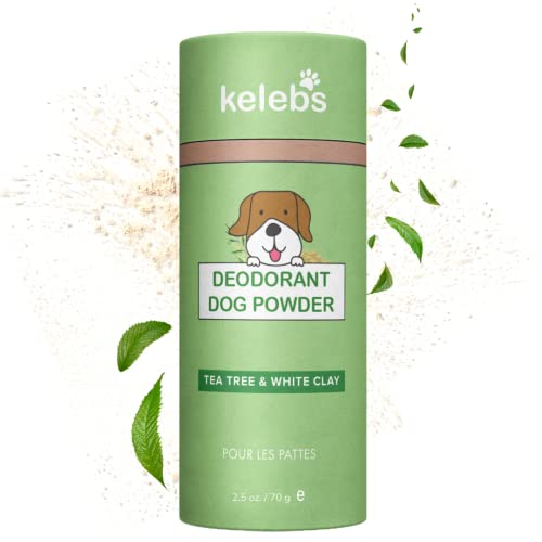 KELEBS Dog Dry Shampoo - Odor Neutralizer, Anti-Itch with Kaolin Clay, Talc-Free - 5oz